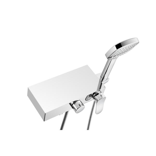 Стена ливня нержавеющей стали 8% почищенная щеткой никелем установленная установила