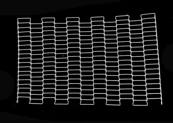 316 Wire Mesh Conveyor Belt Chocolate Enrobe Using Flat Flex