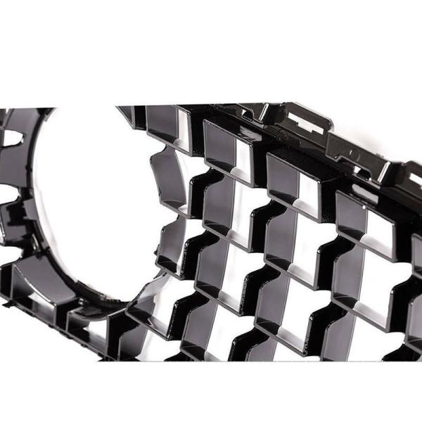 100*25*38 cm Gt Style Front Bumper Grille Black Grille For Mercedes Benz C-Class W205 2014-2018