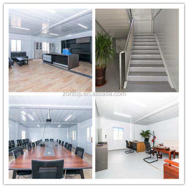 Zontop Modern Luxury Quick Concrete 20ft 40 Ft  Ready Prefabricated 4 Bedrooms Prefab Homes Bolt Container House