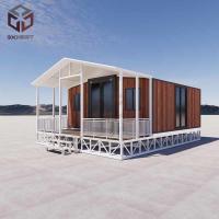 Maison préfabriquée de luxe résistante aux tremblements de terre de grade 8 avec un toit personnalisable