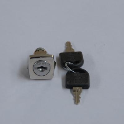 O armário chave plástico do metal do preto do chapeamento de Chrome do tampão trava