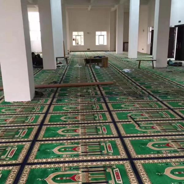 Modern Style Mosque Carpet Roll in 4m Width from Pakistan with Design