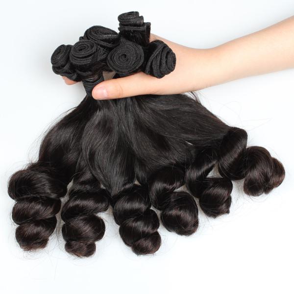 Wholesale Virgin Human Hair Etension Natural Color Indian Hair Bundles