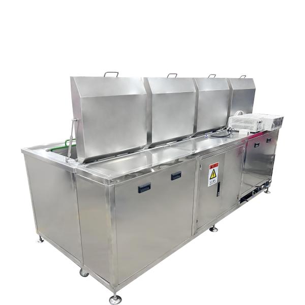 Four Tank Ultrasonic Mold Cleaner 40KHZ Electrolytic Cleaning Machine For Molds