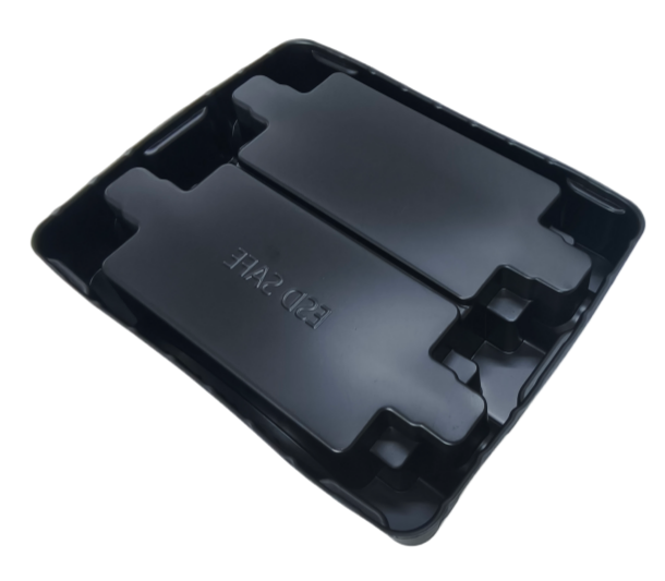 ESD Anti-static Blister Tray / Plastic Vacuum Formed Tray For Semiconductor SMD Components
