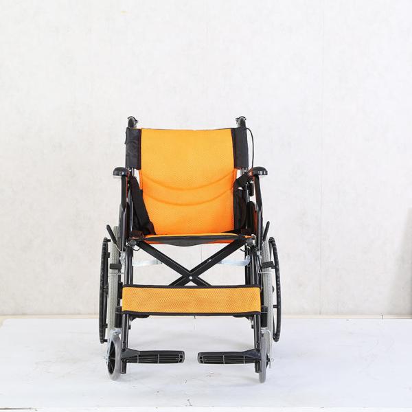 Steel Medical Transport Wheelchair Folding Basic Manual Wheelchair For Patient CE Approved