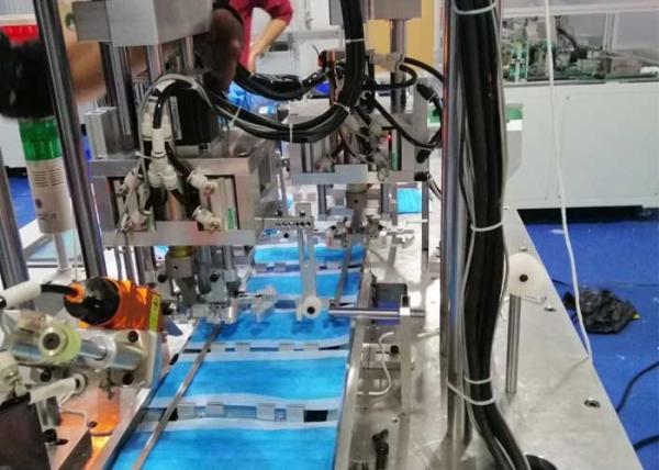 Inner Ear Loop Face Mask Production Line For Hospital , Surgical Face Mask Machine