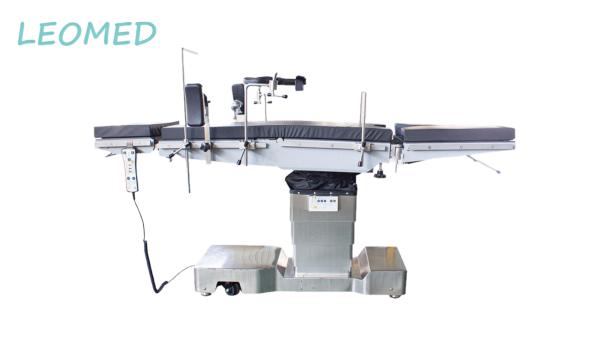 DY-9100 Electric Hydraulic Surgery Table with 430mm Lift, Built-in Lumbar Bridge & SUS304 Stainless Steel Frame