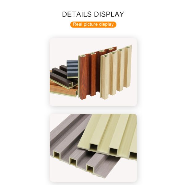 High Quality Versatile Fluted Panel Wpc Wall Panel Interior Decoration Wood Plastic Panel