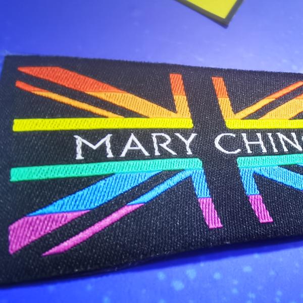 Изготовленная на заказ напечатанная одежда штофа обозначает Washable ярлыки сплетенные одеждой