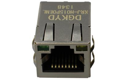 torneira 100Base acima do conector do PWB do ponto de entrada RJ45 com Magnetics interno e conduzido