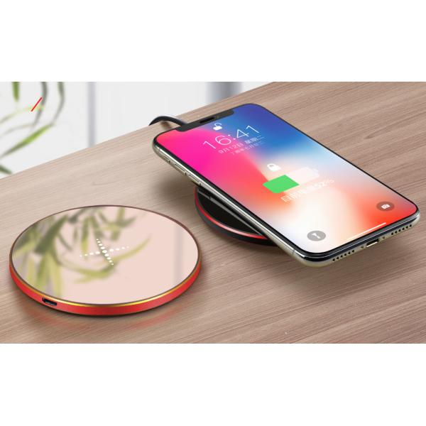 ABS + Rubber Wireless Charging Power Bank 10000mAh / Portable Smart Phone Wireless Charging Pad