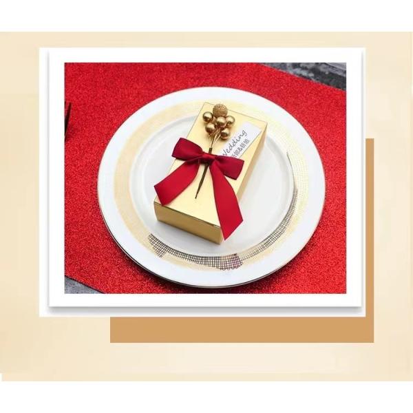 Коробки благосклонности конфеты коробки 8.66*8.66*2.56In европейского шоколада упаковывая бумажные водоустойчивые