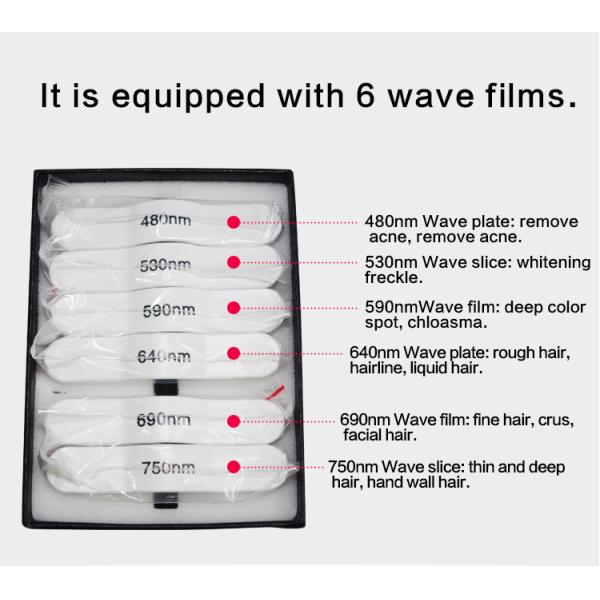 Intense Pulsed Light SHR Hair Removal Machine Three Colors Optional