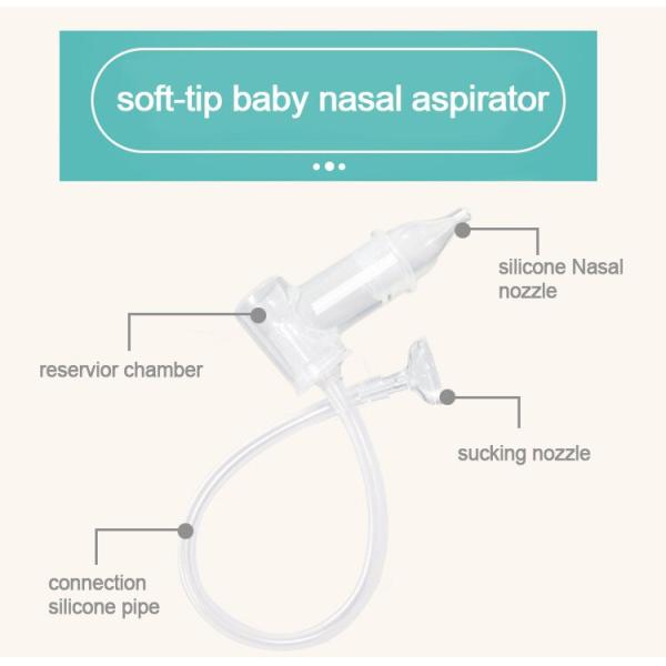 Silicone Baby Newborn Nose Cleaner 26 X 12 X 3Cm Size Infant Nasal Suction