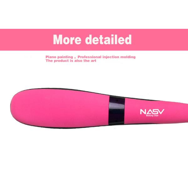 Ceramic Electric Home Hair Straightener Comb Brush With PTC Heating Plate