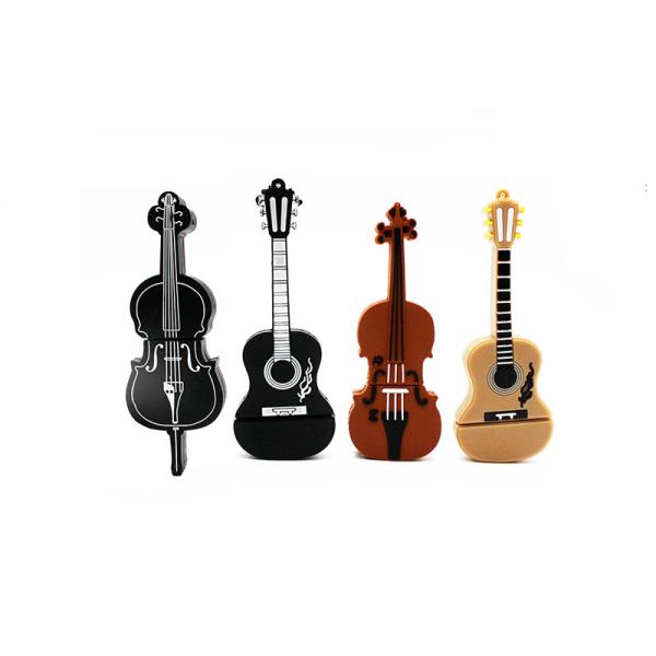 Мультфильм Электрическая гитара USB флэш-накопитель 1 Гб 2 Гб USB 2.0 Pen Drive 16 Гб 32 Гб