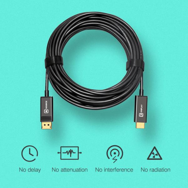 28 30 32AWG 4K Unidirectional Displayport To Hdmi Cable Compatible For HP