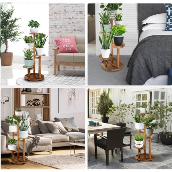 Best Selling 5 Tiered Multi-Tier Planter Pot Holder Flower Stand Plant Stands for Indoor Plants