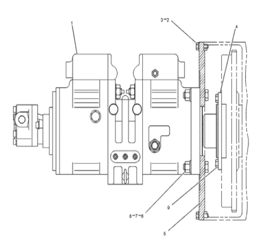 1102543 110-2543 Coupling Excavator Hydraulic Pump For 307 312 312B L 315 315B L