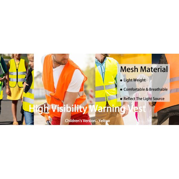High Visibility Wholesale 100% Polyester Reflective Security Safety Chaleco Reflector Vest Custom