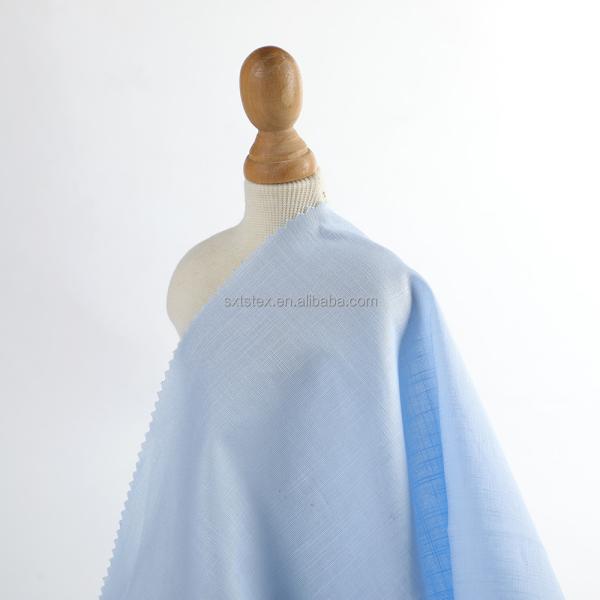 Cotton Fabric With Slub Fashion High Quality Breathable Cloth Women's Clothing Woven Custom Fabric for Clothing