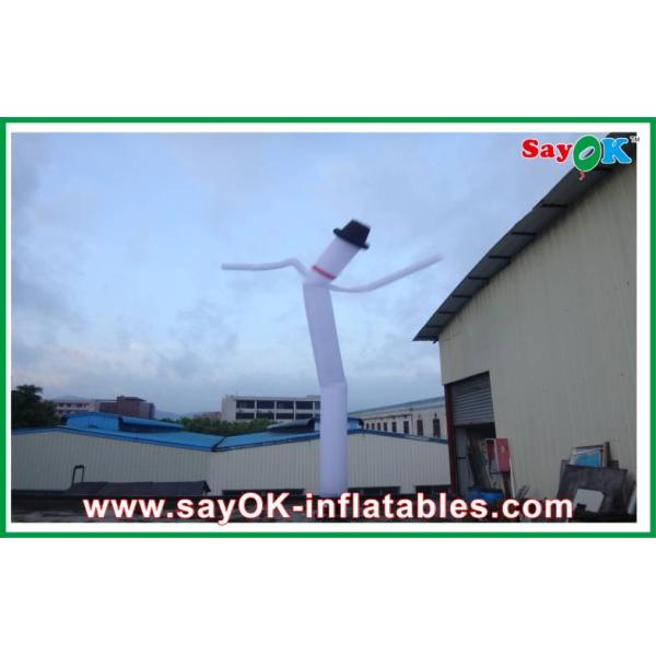 Волна неба знака рекламы танцора на открытом воздухе воздушного рукава PVC гигантского раздувная приветствуя человека танцев