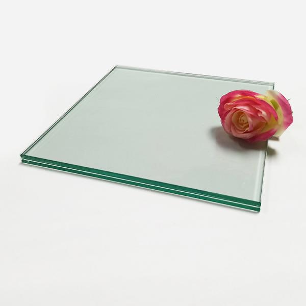 Clear Float Laminated Glass 6mm 8mm 10mm 12mm Laminated Shower Glass PVB Laminated Window Glass For Building / Apartment