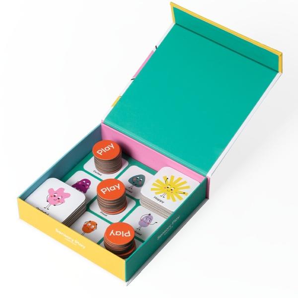 Magnetic Closure 1200g Cardboard Gift Packaging Boxes For Children's Educational Toys