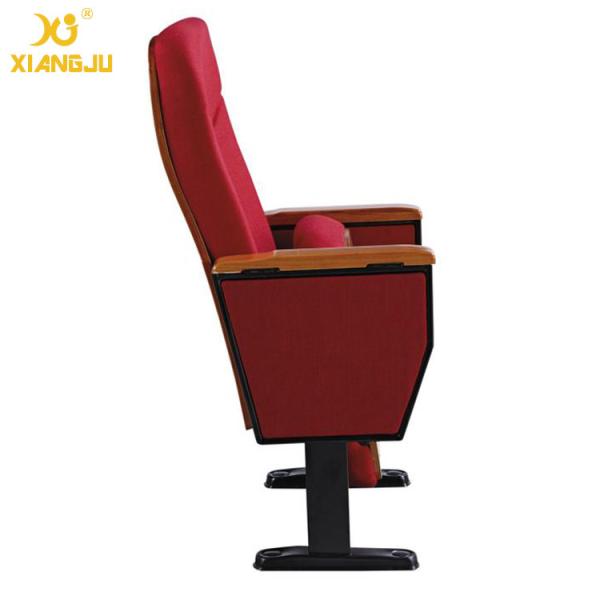 Auditorium Seat Powder Coating Feet PU Cold Foaming Church Hall Chairs