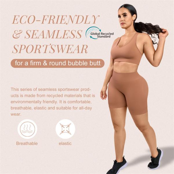 Eco Friendly High Waist Sportswear Set for Gym Yoga Fitness Hexin Custom Logo Women