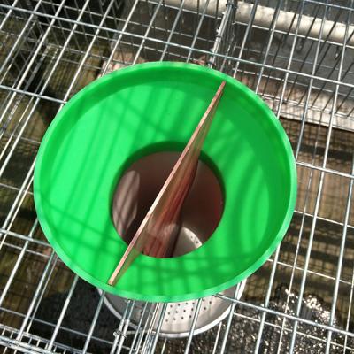 12 Mums Farm Rabbit Cage Hot Dipped Galvanized Steel Material Sliver / Green Color