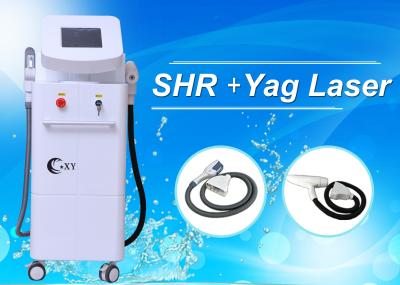 Best Performance IPL SHR Hair Removal Machine / 2 Handpieces Skin Rejuvenation Machine CE