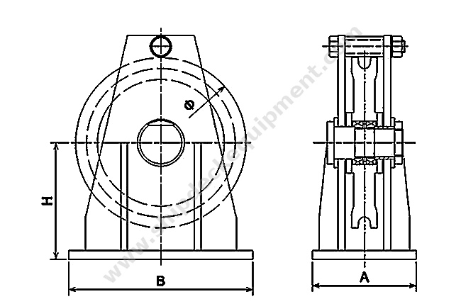 Vertical Wire Rope Sheave Block | 20–76 mm Rope Sheave Assembly