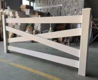 Large Farms Plastic Horse Rail Fencing 1.5m High Temp Resistant Extrusion