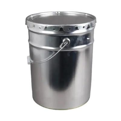 Customized IML Printed Iron Seed 3 Gallon Steel Pail With Metal Handles