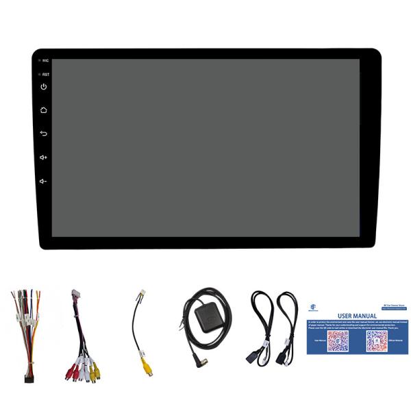 Universal Android 10.0 Quad Core 2+32GB Touch Screen Car Radio DVD Player with BT WIFI FM GPS Navigation
