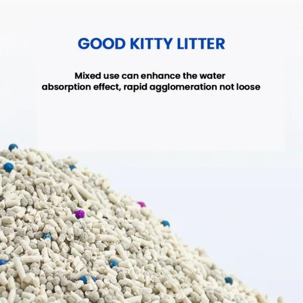 100% Eco-Friendly Tofu and Bentonite Mixed Cat Litter Odor Control and Easy Clean