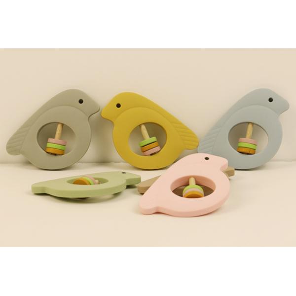 Силикон Teether BPA свободный для игрушек трещотки силикона качества еды заботы младенца прорезывания зубов успокаивая