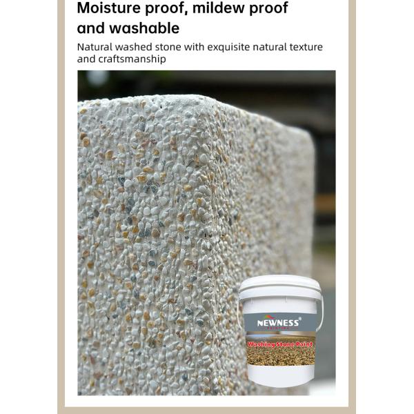 Экологически чистый натуральный камень на водной основе эффект текстуры акриловая краска для наружных стен