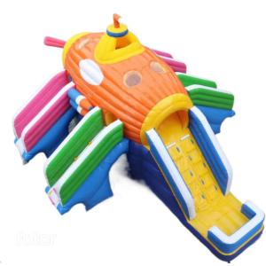 Slide de água inflável usado Slide de água comercial