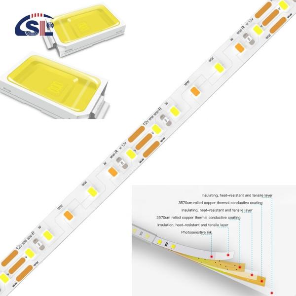 180 leds 10mm Alto brilho 110v220v 3000K IP67 à prova d'água SMD2835 Led Strip Light