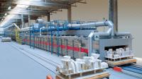 Fours à rouleaux économes en énergie pour les articles sanitaires: rouleaux lourds et déformation réduite