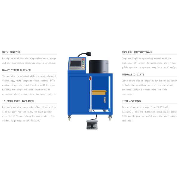 Air Bag Suspension Crimping Machine For All Kinds Of Model