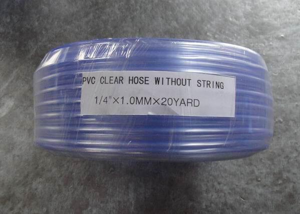 Unreinforced Clear PVC Water Hose Weathering Resistant 1mm - 4mm Thickness