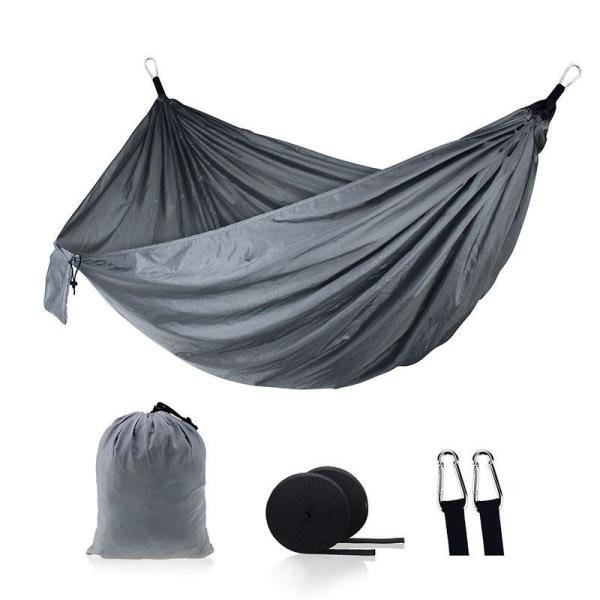 Camping Hammock with Mosquito Net, Hammocks with 13ft Tree Straps Carabiners, Automatic Quick Open Outdoor
