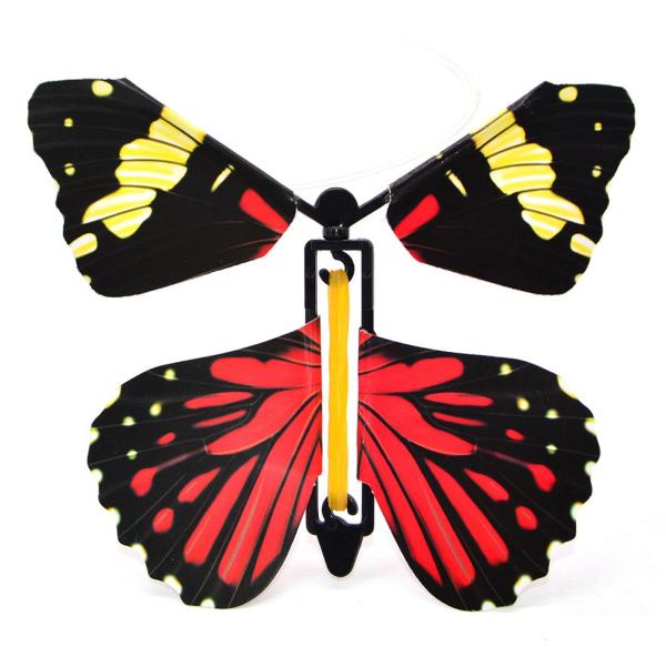 10Pcs Cartoon Birthday Card Surprise Flying Butterfly Change Freedom 4.5*3.9 Inch
