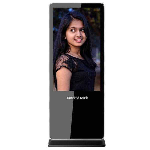 Freestanding 32 Inch Android Advertising Digital Posters With Infrared Touch USB Plug And Play