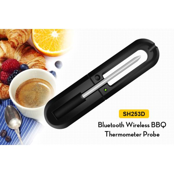 Heat Resistance Food Safety Thermometer Stainless Steel Real Wireless Digital Probe